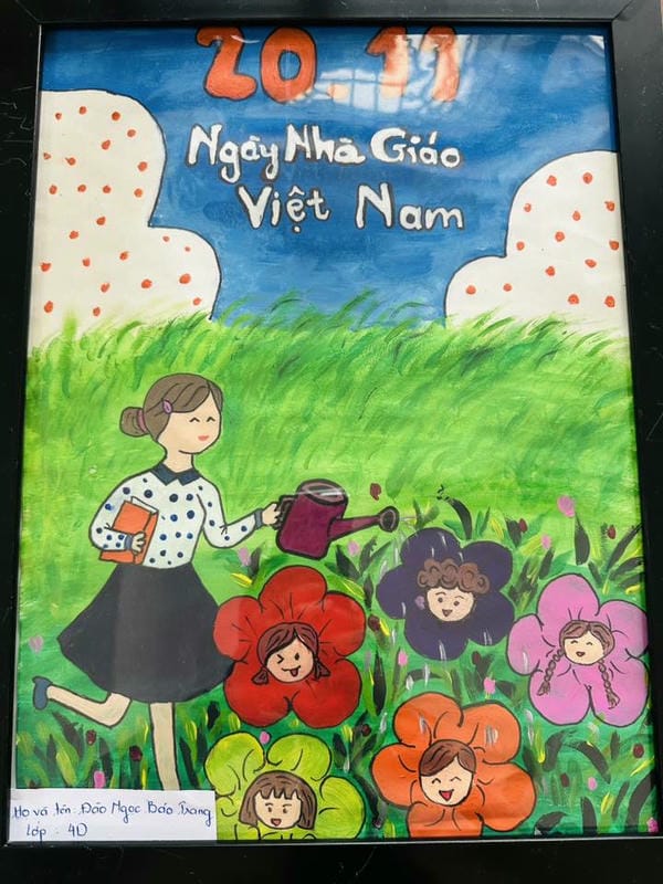 vẽ tranh đề tài 20 11 đẹp nhất anime 8