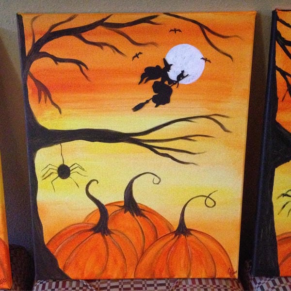 vẽ tranh đề tài lễ hội halloween 17