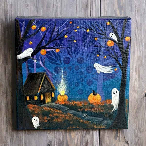 vẽ tranh đề tài lễ hội halloween 19