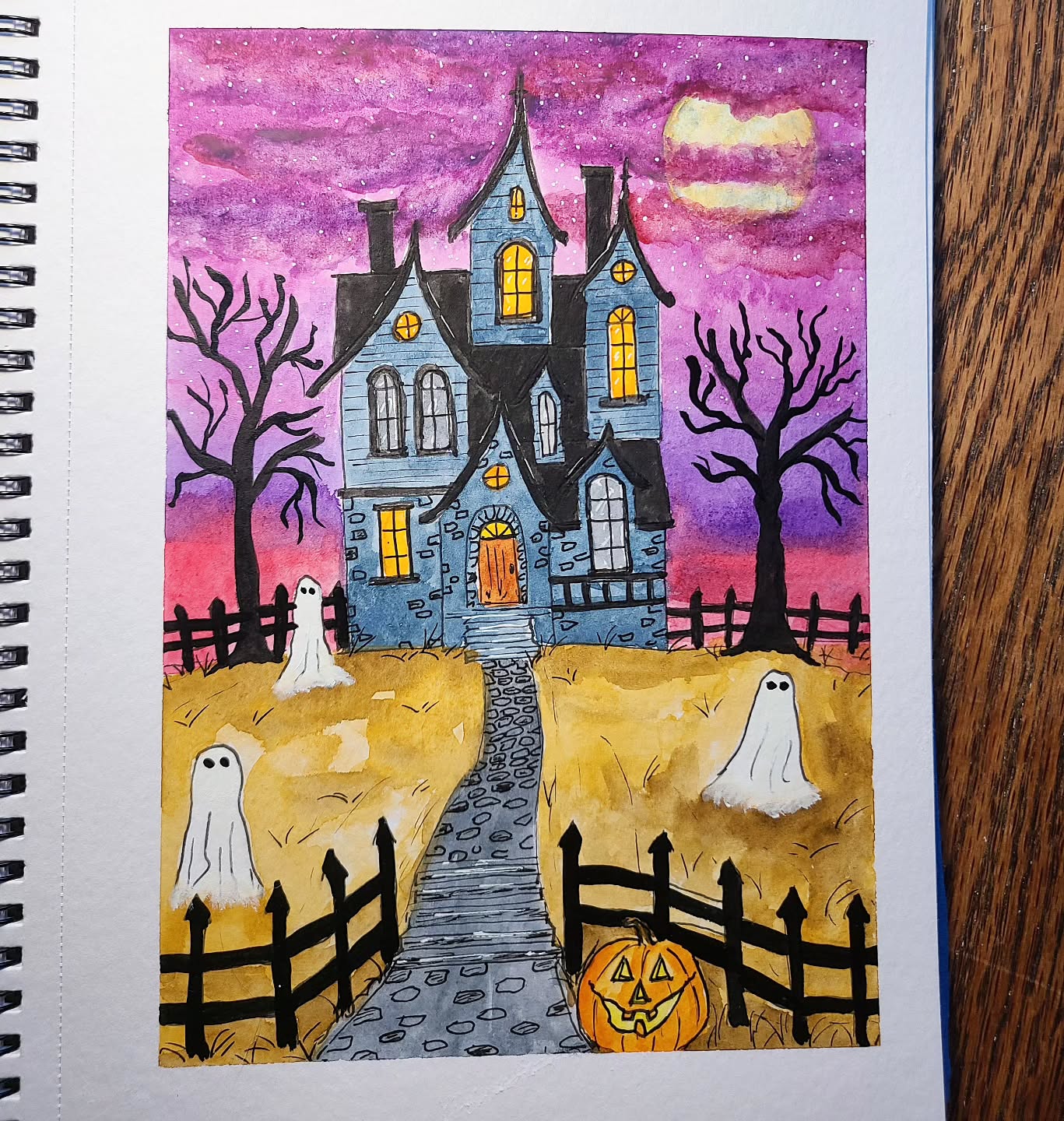 vẽ tranh đề tài lễ hội halloween 25