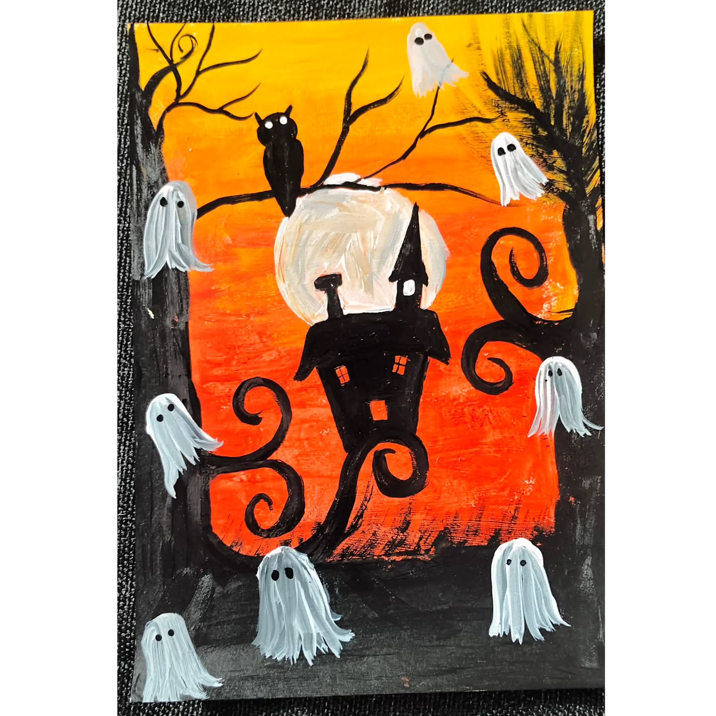 vẽ tranh đề tài lễ hội halloween 27