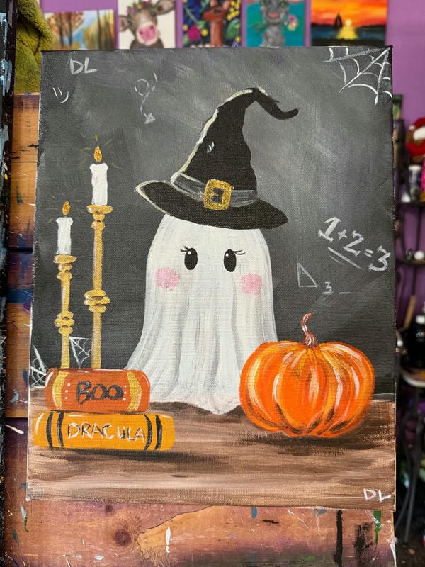 vẽ tranh đề tài lễ hội halloween 29