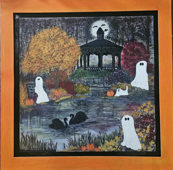 vẽ tranh đề tài lễ hội halloween 4