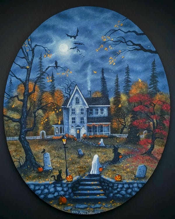 vẽ tranh đề tài lễ hội halloween 6