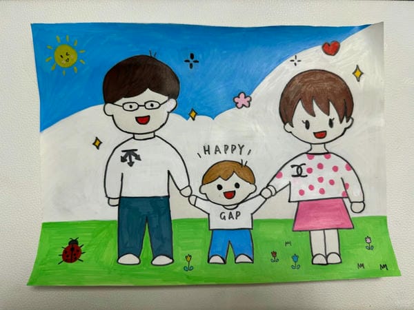 vẽ tranh gia đình đẹp nhất 15