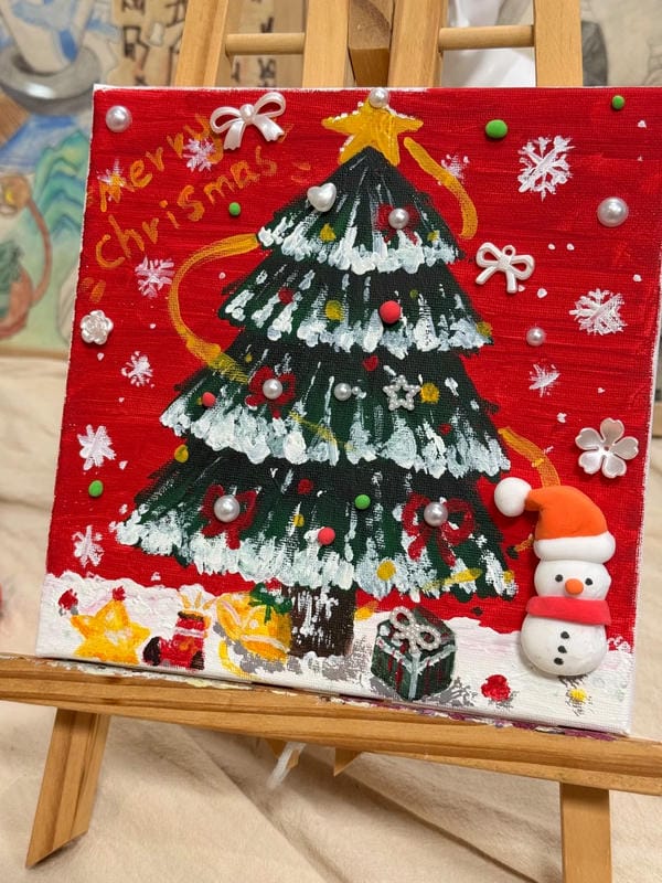 vẽ tranh lễ hội noel 1