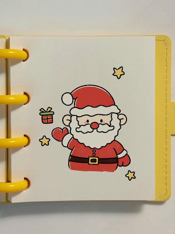 vẽ tranh lễ hội noel 11