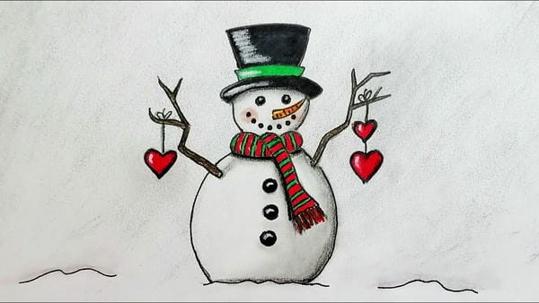 vẽ tranh lễ hội noel 21