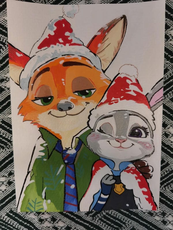 vẽ tranh lễ hội noel 6