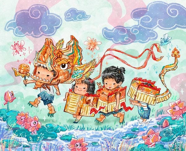 vẽ tranh lễ hội trung thu 22