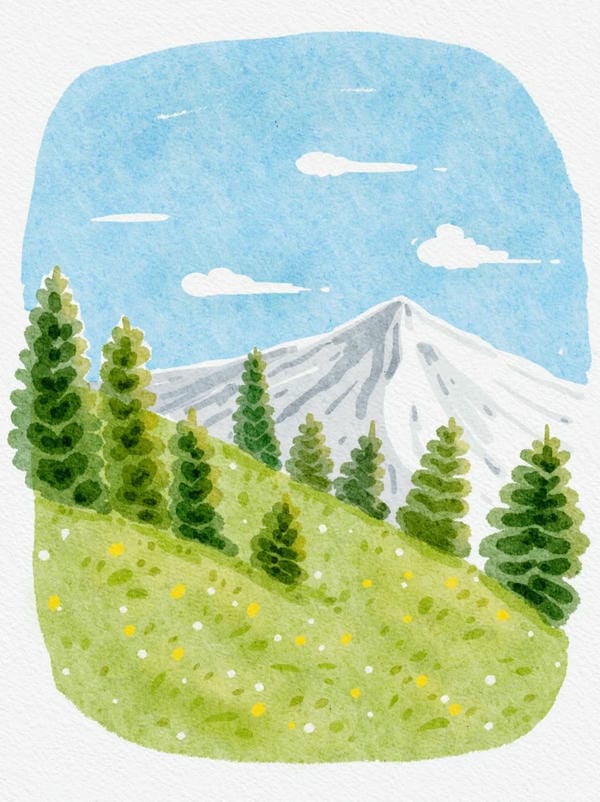 vẽ tranh phong cảnh bằng màu nước​ 18