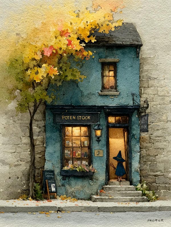 vẽ tranh phong cảnh bằng màu nước​ 8