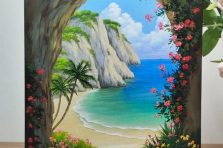 Tuyển chọn 238+ vẽ tranh phong cảnh biển nghe thấy tiếng sóng