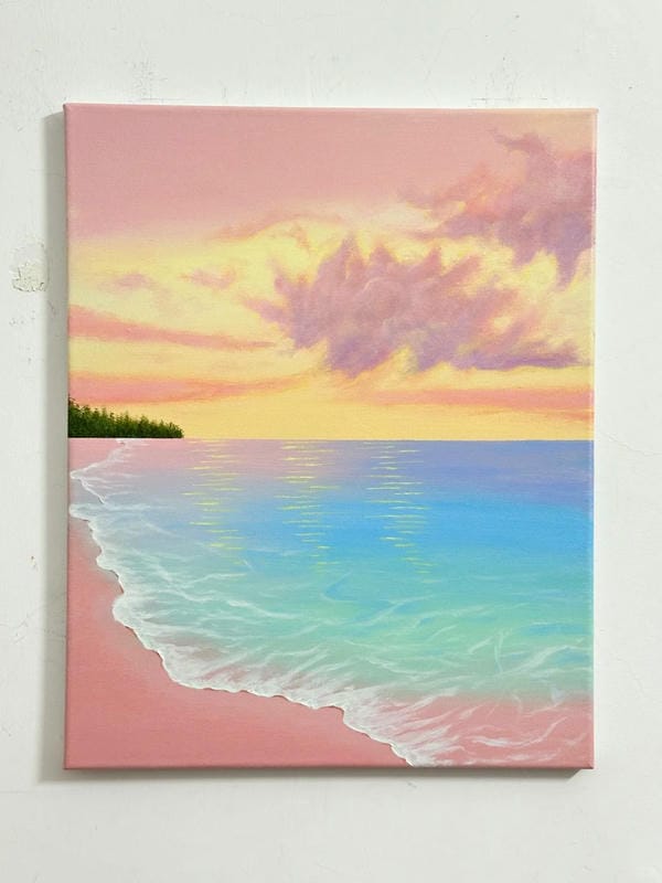 vẽ tranh phong cảnh biển 17