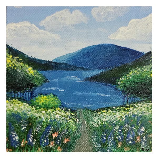 vẽ tranh phong cảnh núi 1