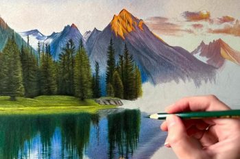 Danh sách 149+ vẽ tranh phong cảnh núi non hùng vĩ khó tả