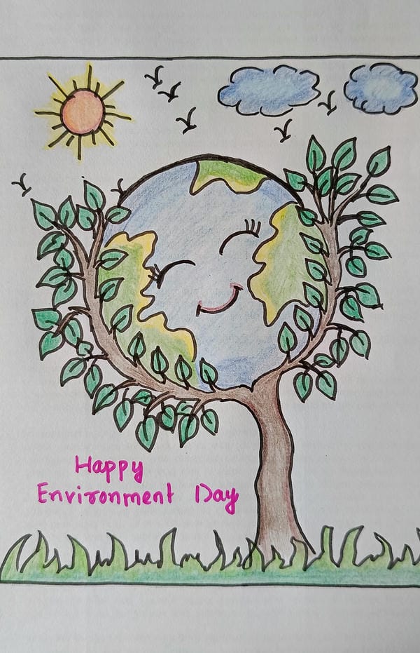 vẽ tranh tuyên truyền bảo vệ môi trường 11