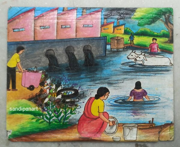 vẽ tranh tuyên truyền bảo vệ môi trường 20