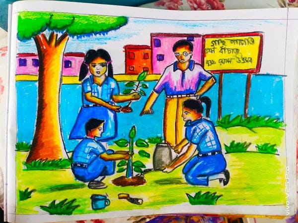 vẽ tranh tuyên truyền bảo vệ môi trường 29