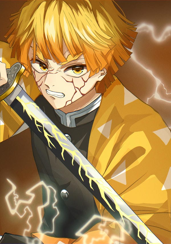 ảnh kimetsu yaiba zenitsu 2