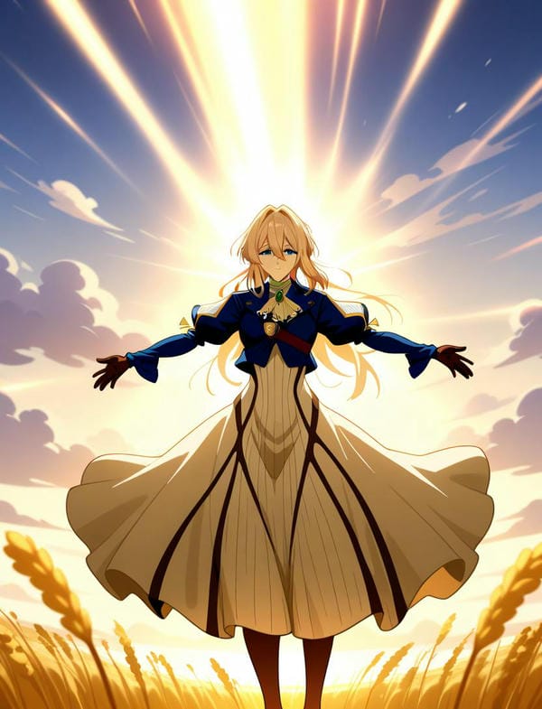 ảnh violet evergarden 15