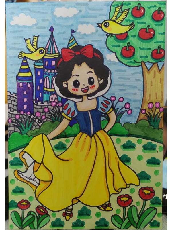 những bức tranh vẽ công chúa đẹp nhất