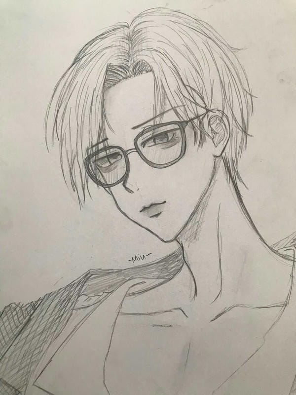 tranh vẽ anime nam 2