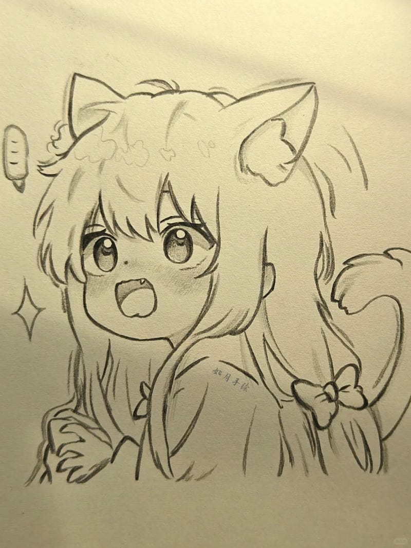 tranh vẽ chibi cute