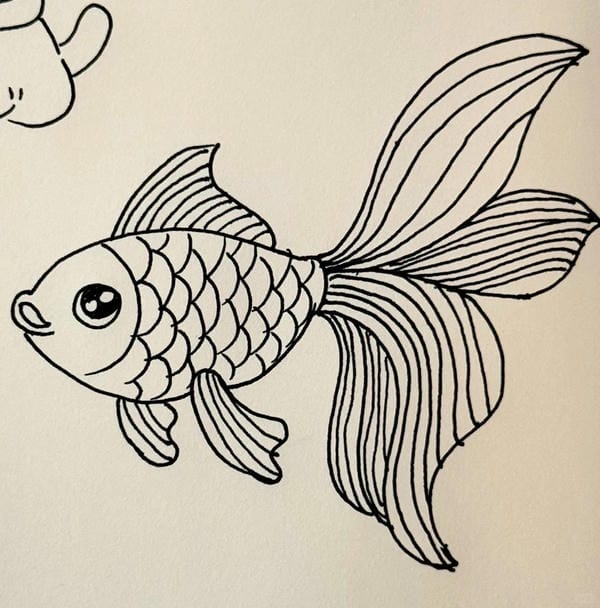 tranh vẽ con cá 17