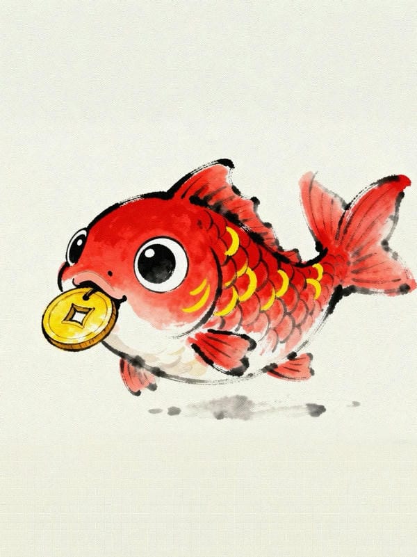 tranh vẽ con cá 25
