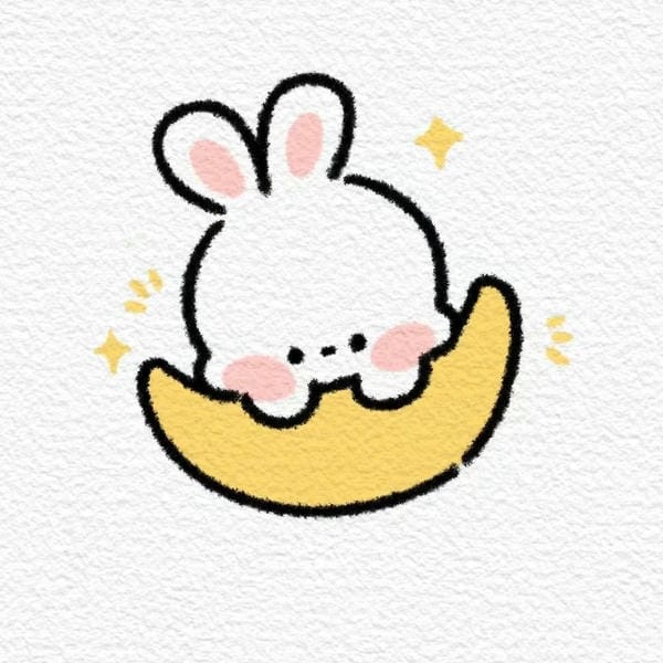 tranh vẽ con thỏ 18