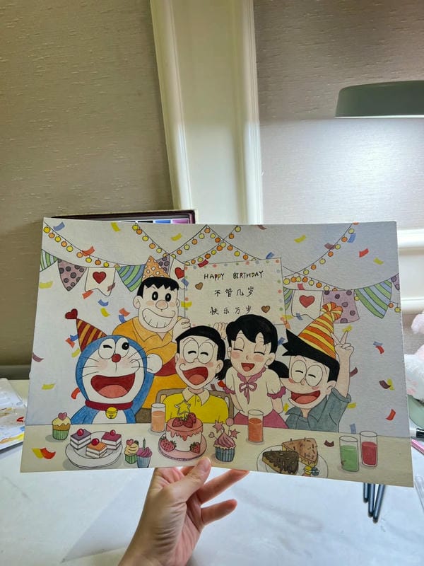 tranh vẽ doraemon 13