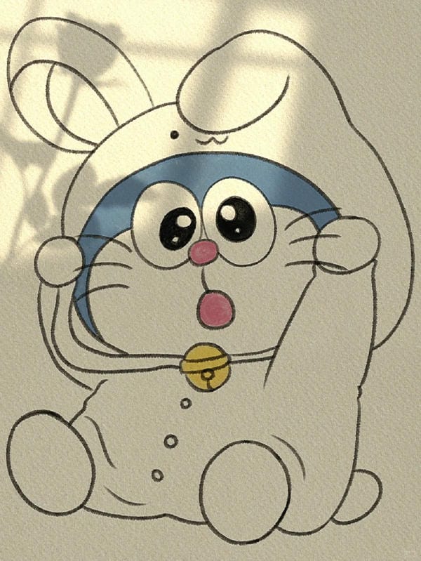 tranh vẽ doraemon 14