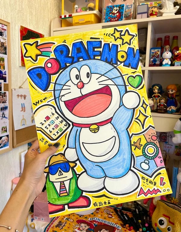 tranh vẽ doraemon 18