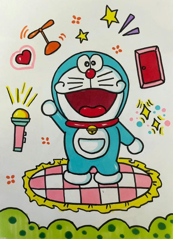 tranh vẽ doraemon 20