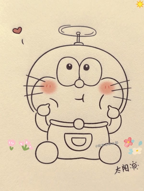 tranh vẽ doraemon 21