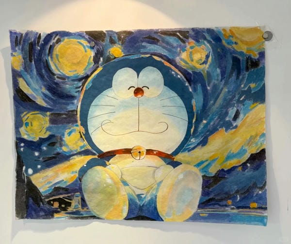 tranh vẽ doraemon 24