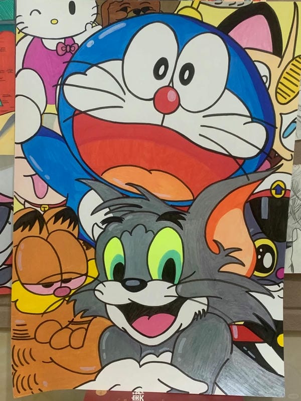 tranh vẽ doraemon 28