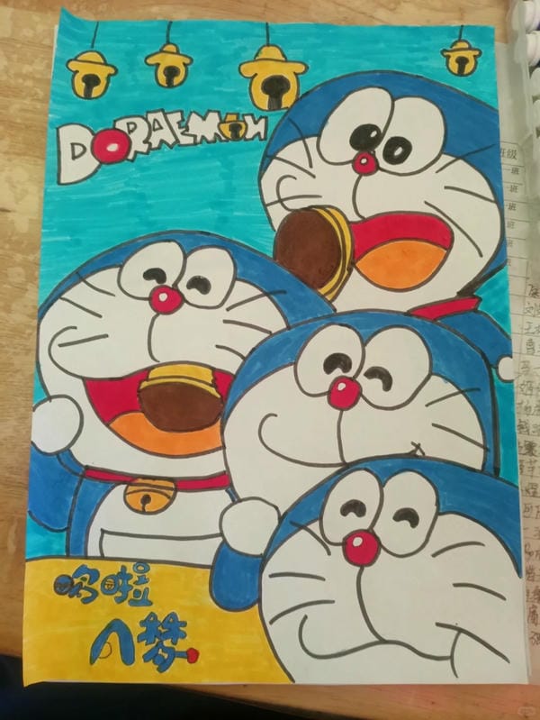 tranh vẽ doraemon 29