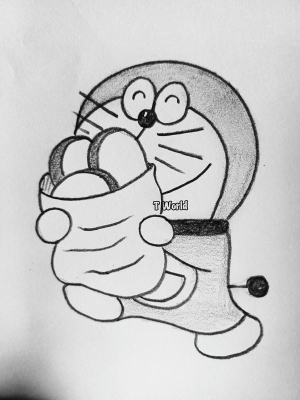 tranh vẽ doraemon 5