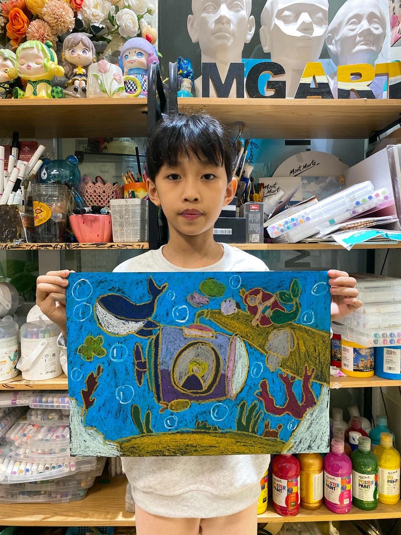 tranh vẽ dưới đáy đại dương 11