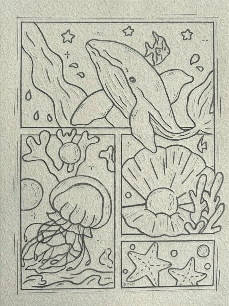 tranh vẽ dưới đáy đại dương 23