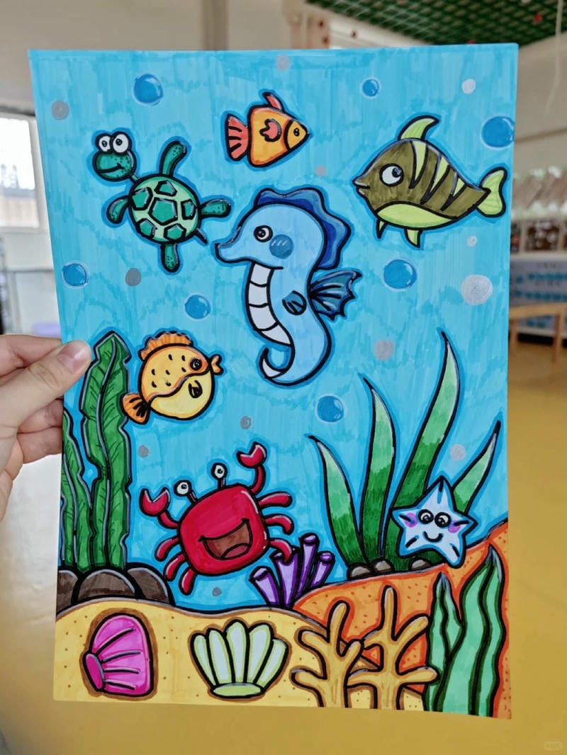 tranh vẽ dưới đáy đại dương 29