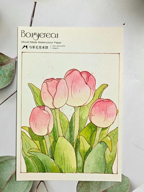 tranh vẽ hoa tulip 26