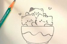 Bộ 239+ tranh vẽ mèo dễ thương cho bé yêu sáng tạo mỗi ngày