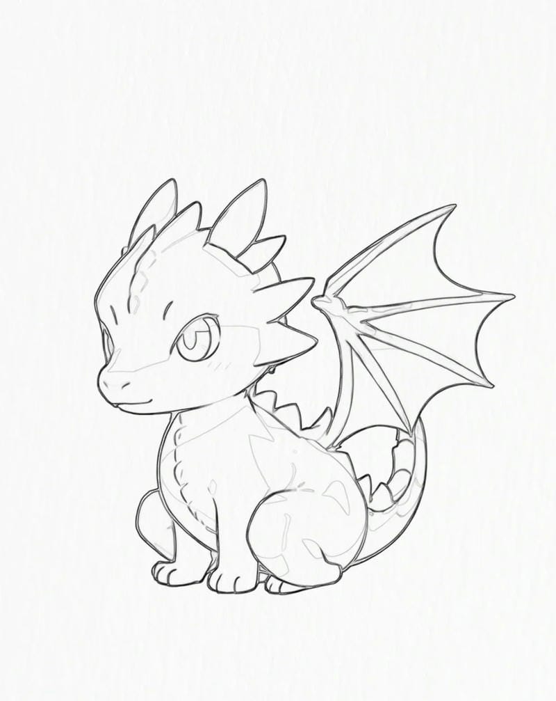 tranh vẽ rồng 13