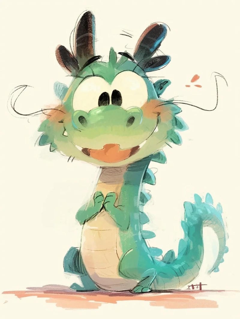 tranh vẽ rồng 19