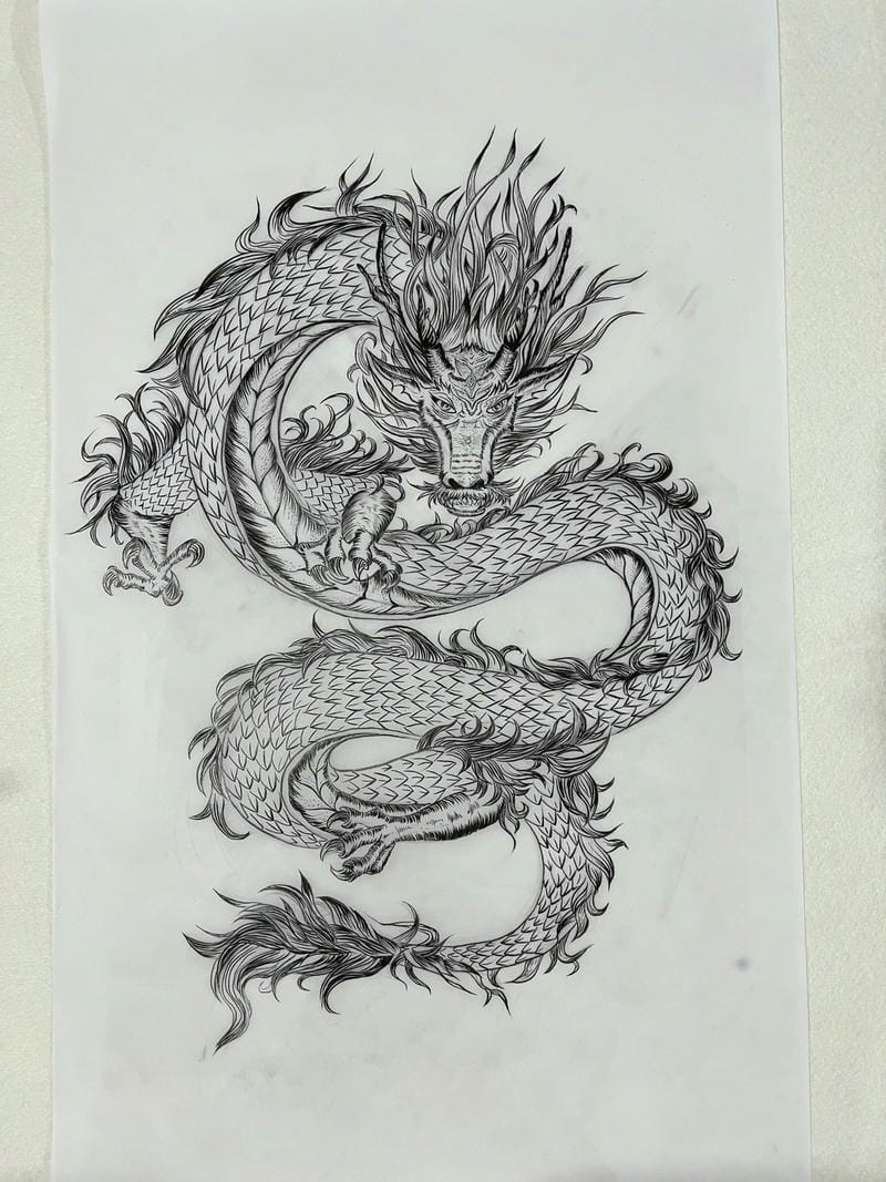 tranh vẽ rồng 26