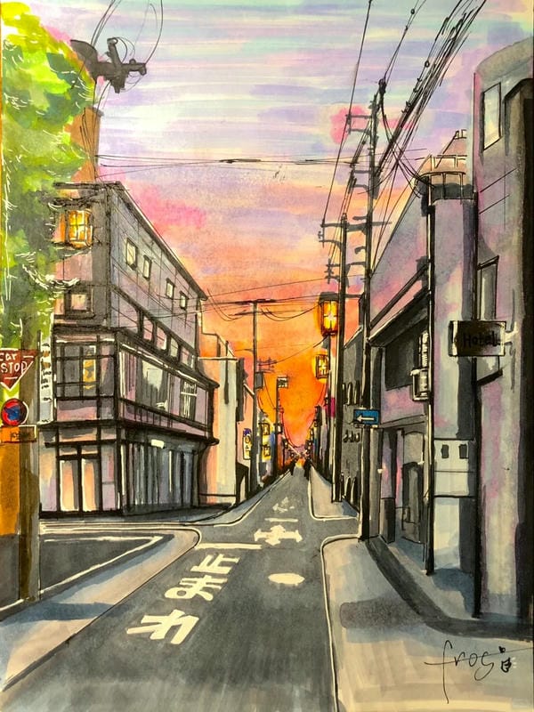 tranh vẽ thành phố tương lai 23