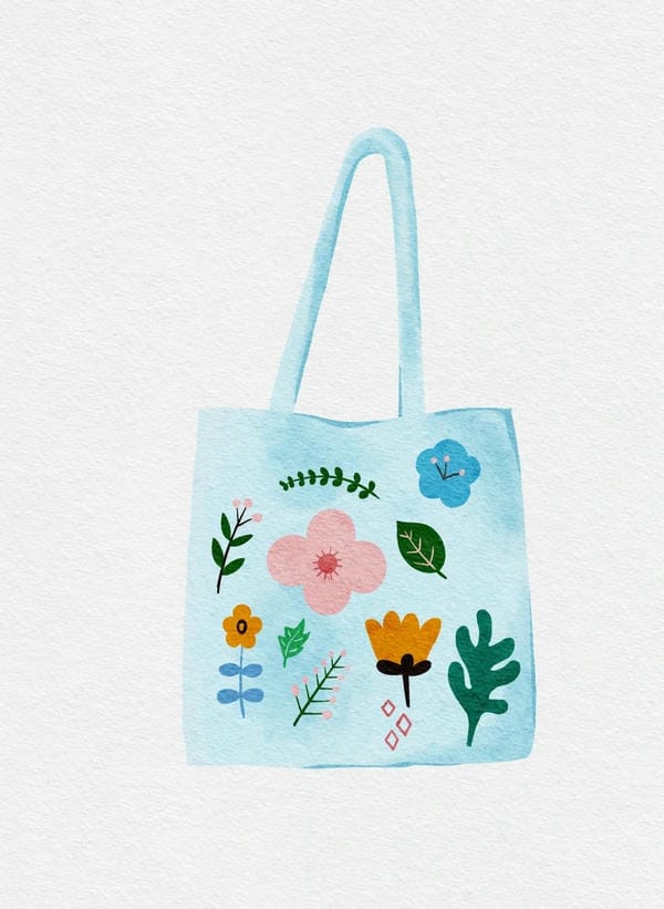 tranh vẽ túi xách 23